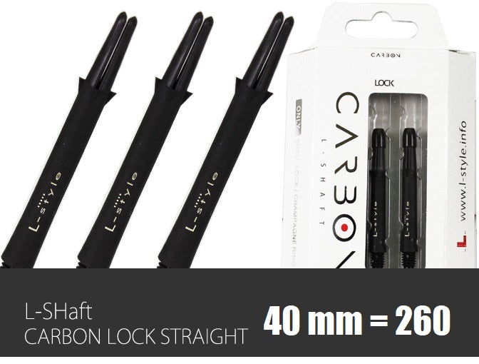 L-Style - CARBON Straight Lock L-Shaft - Shaft