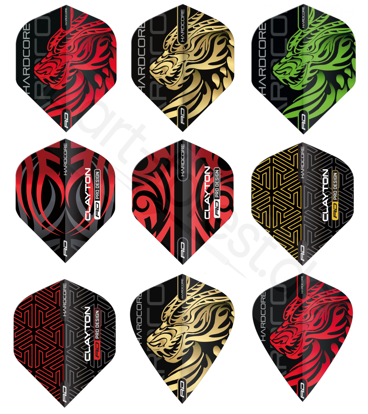 Red Dragon - Jonny Clayton Pro Design - Flight - Dart forest