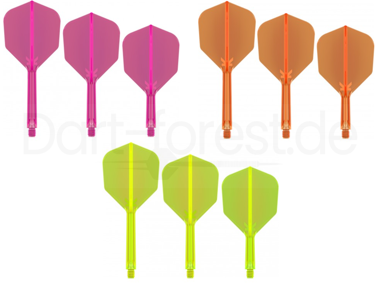 Target - K-Flex NEON Shaft Flight System - Shape No6