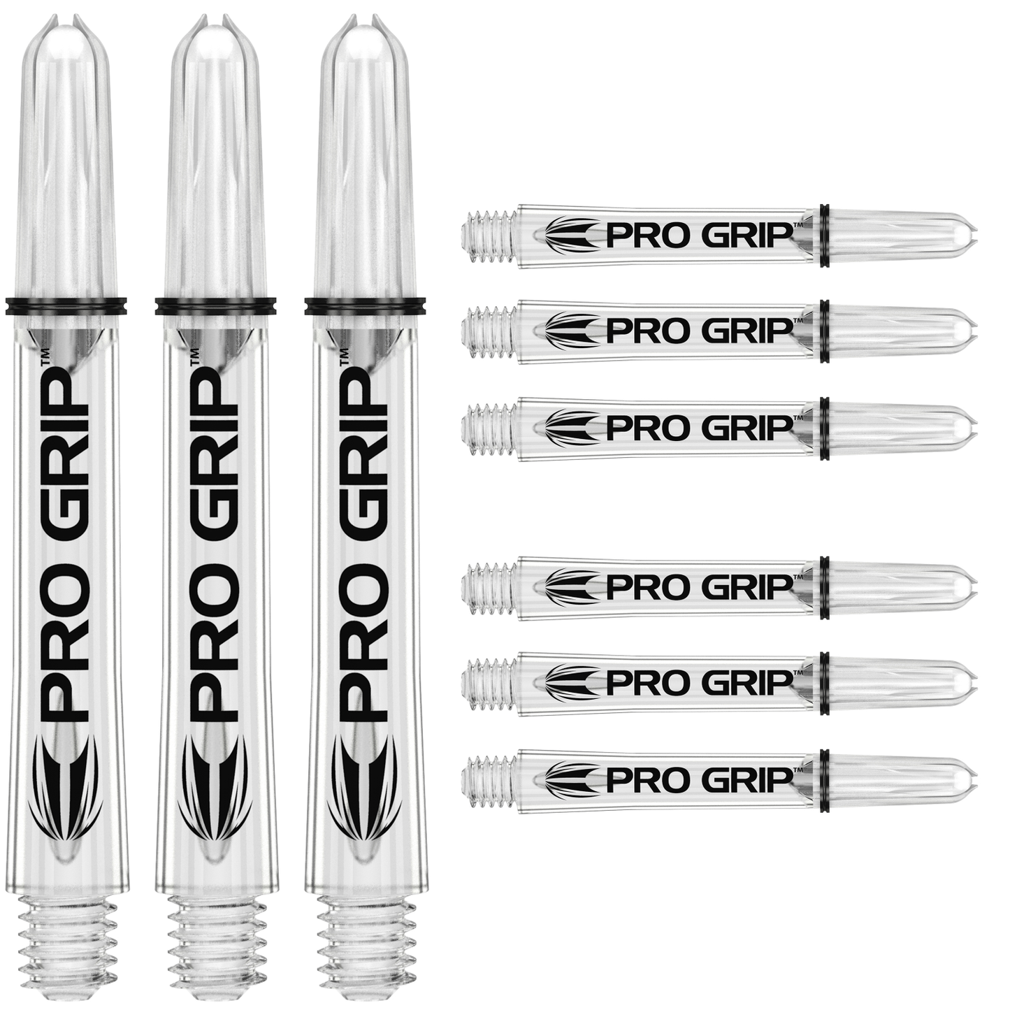 Target - Pro Grip 3er Set Shaft - Clear