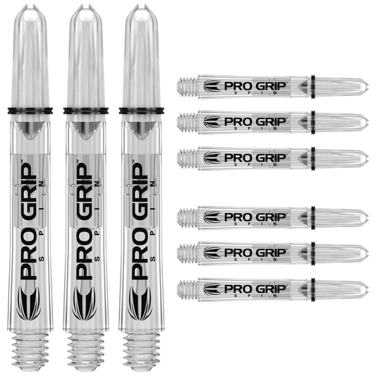 Target - Pro Grip Spin 3er Set Shaft - Clear