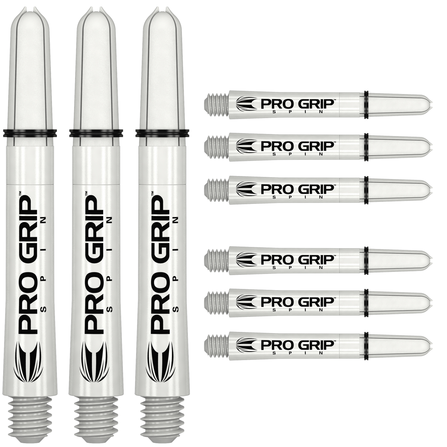 Target - Pro Grip Spin 3er Set Shaft - White
