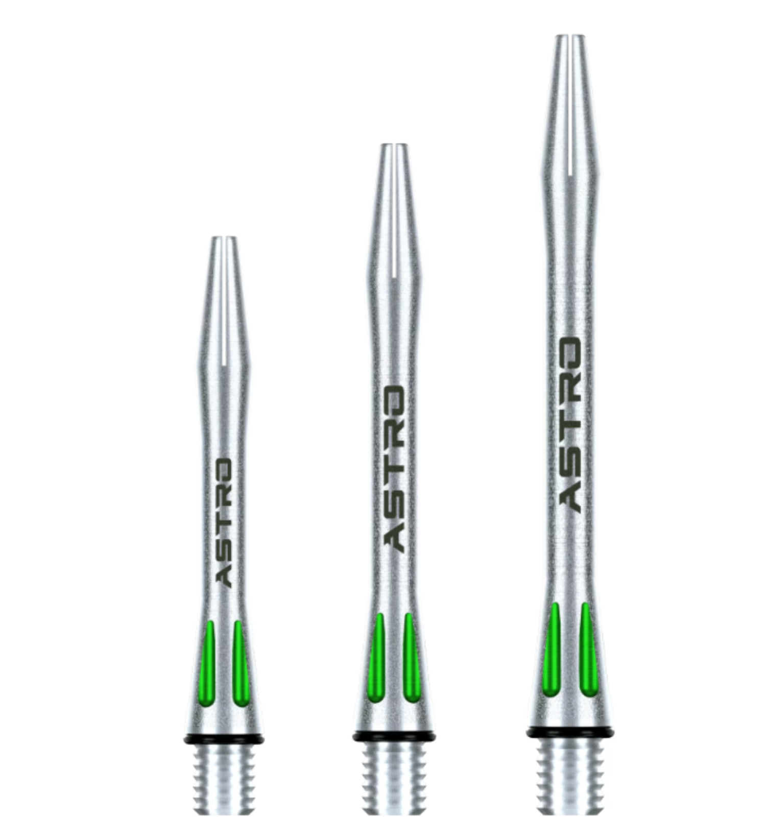 Winmau - ASTRO Aluminium Shaft - Green - Dart forest